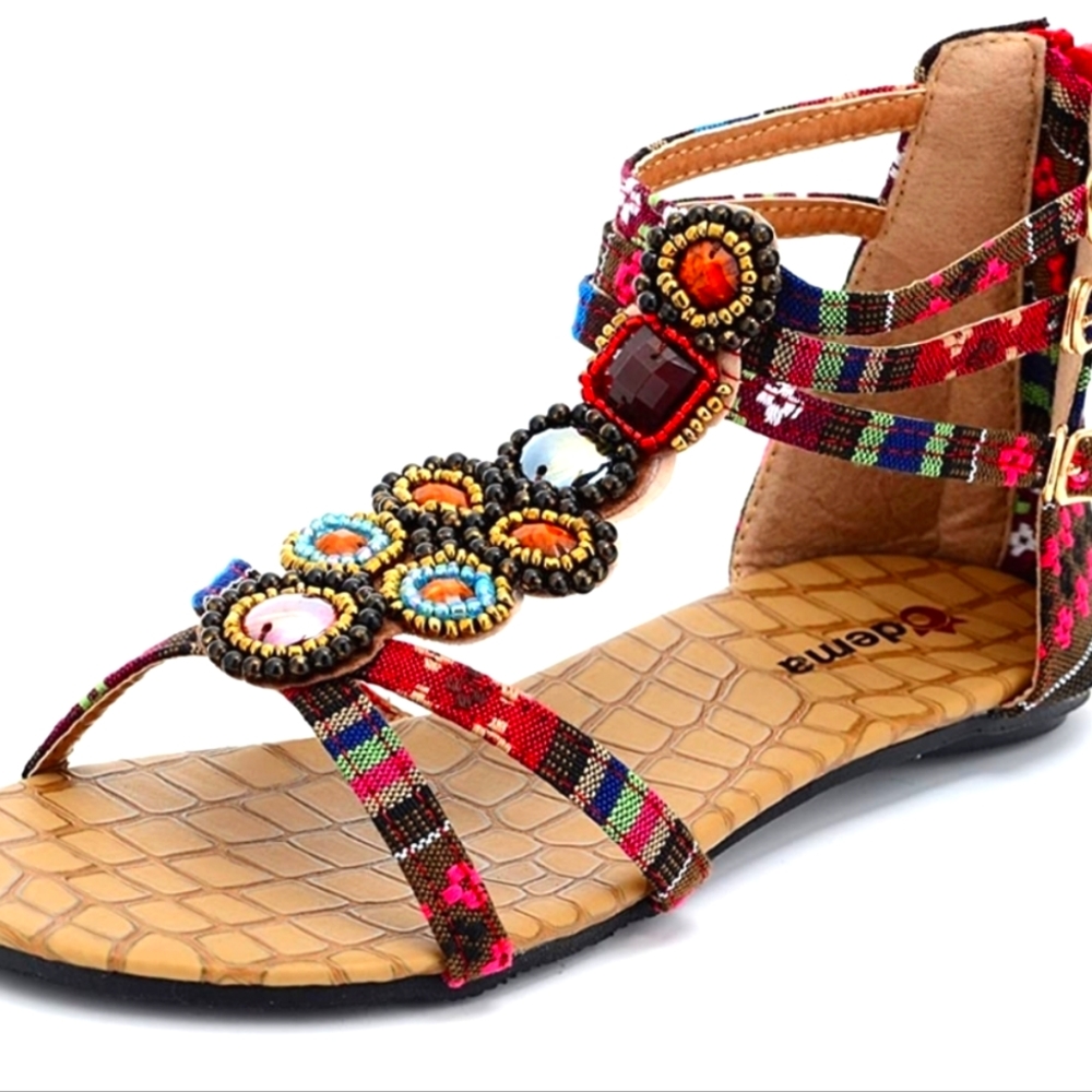 Boho Sandles, Size 10 / 42